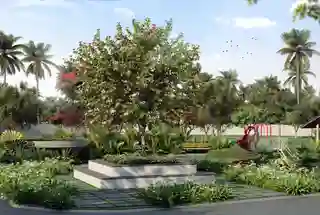 Tree Court with Seating